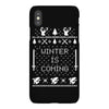 winter is coming ugly christmas sweater iPhoneX