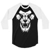angry lion 3/4 Sleeve Shirt