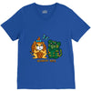 scaredy cats V-Neck Tee