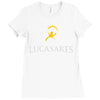 lucasarts vintage Ladies Fitted T-Shirt