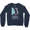 women's march 2017 on washington Crewneck Sweatshirt