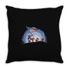 raising the flag Throw Pillow