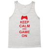 keep calm and game on Tank Top