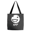 white nmp Tote Bags