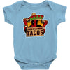 piscina de la muerte   tacos Baby Onesie
