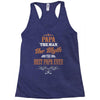 papa the man the myth best papa ever Racerback Tank