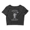 Best Dad in The Galaxy Crop Top