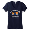 pondering life's biggest mysteries Women's V-Neck T-Shirt