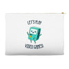 let's play video games Accessory Pouches