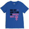 Girls Just Want to Have Fundamental Rights V-Neck Tee