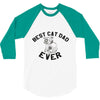 best cat dad ever 3/4 Sleeve Shirt