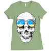 skull holiday Ladies Fitted T-Shirt