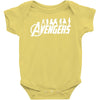 Avengers Silhouette Baby Bodysuit