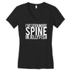 i've seen more spine in jellyfish Women's V-Neck T-Shirt
