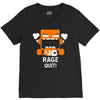 rage quit V-Neck Tee