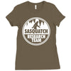 sasquatch research team Ladies Fitted T-Shirt