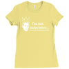 i'm not indecisive my mind Ladies Fitted T-Shirt