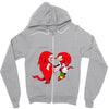 Ugandan Knuckles Zipper Hoodie