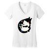 more hugs less fights Women's V-Neck T-Shirt