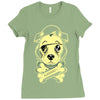 adorable crossbones Ladies Fitted T-Shirt