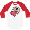 bunny rabbit love 3/4 Sleeve Shirt