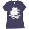 wheres my hos at santa claus Ladies Fitted T-Shirt