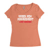 under new management, just married Women's Triblend Scoop T-shirt