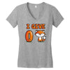 zero fox Women's V-Neck T-Shirt