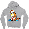 calvin hobbes Zipper Hoodie