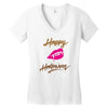 happy halloween new Women's V-Neck T-Shirt