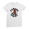 famous in the 90's Ladies Fitted T-Shirt