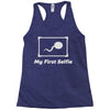 my first selfie Racerback Tank