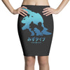 mega water Pencil Skirts