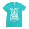 dont mess with my tackle Ladies Fitted T-Shirt