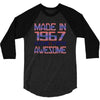 made in 1967 50 years of being awesome 3/4 Sleeve Shirt