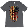 skull us flag T-Shirt