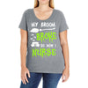 my broom broke! so now i nurse Ladies Curvy T-Shirt