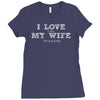 i love it when my wife lets me go fishing Ladies Fitted T-Shirt