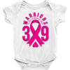end breast cancer   39 warriors Baby Bodysuit