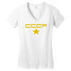 cccp retro,ussr,communist,russia,cold war,fun Women's V-Neck T-Shirt