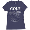 golf excuse Ladies Fitted T-Shirt