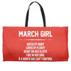March Girl Hated By Many Weekender Totes