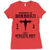 Property Of Honnouji Athletics Dept. Ladies Fitted T-Shirt