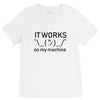 my machine V-Neck Tee