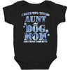 i have two tıtles aunt and dogmom an i rock them both flowers Baby Bodysuit