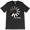 buffering  funny retro loading computer console fashion party T-Shirt