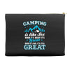 Camping Is Like Sex Accessory Pouches