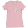 106. shield pocket 033 dv men tshirt black Ladies Fitted T-Shirt