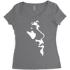 ian brown the stone roses indie music god Women's Triblend Scoop T-shirt