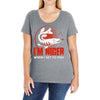 i'm nicer! Ladies Curvy T-Shirt
